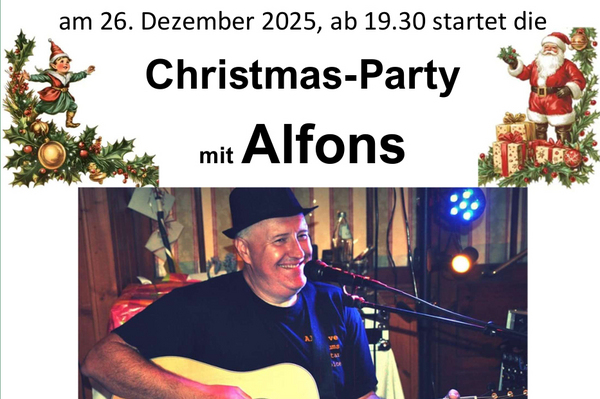 Christmas-Party mit Alfons